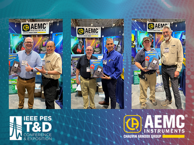 AEMC Tradeshow raffle winners - Bryan, Jimmy & Steve. Congratulations!
