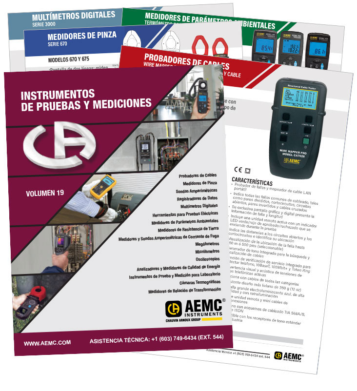 2019 AEMC Instruments Catalog Cover