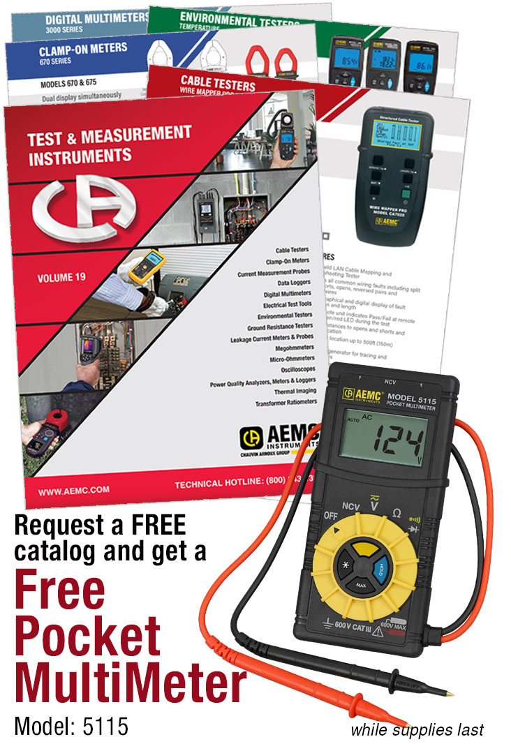 2019 AEMC Instruments Catalog Cover
