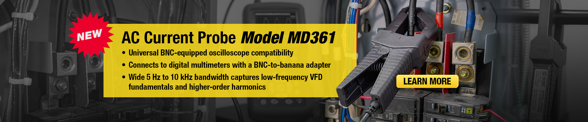 Image of the MD361 AC Current Probe