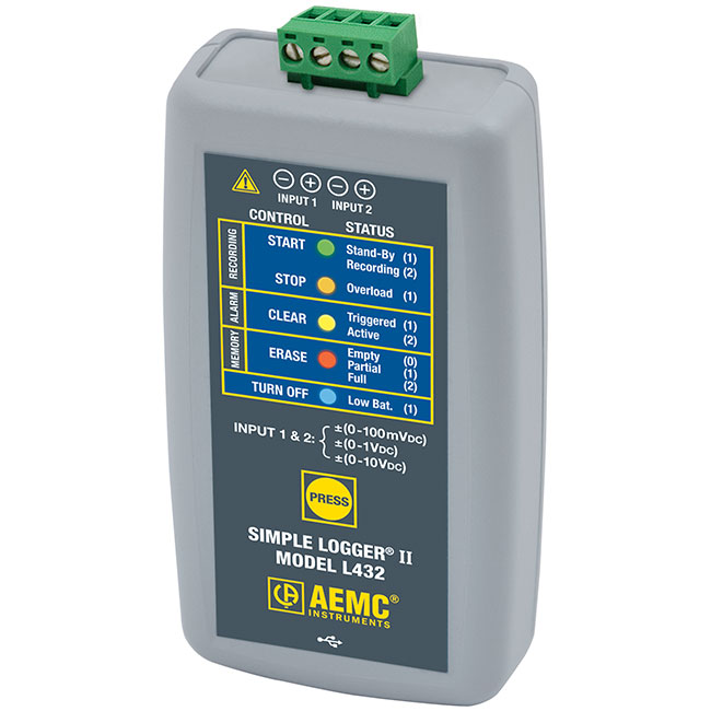 Data Loggers Electrical Data Loggers AEMC