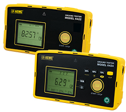 AEMC new Ground testers -Models 6422 and 6424