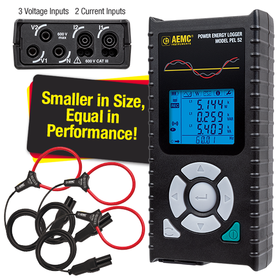 Introducing the new compact powerhouse power and energy logger, model PEL 52