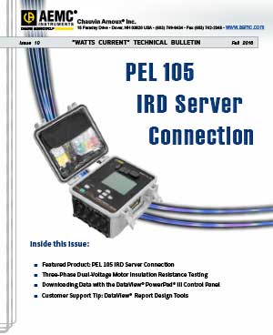 AEMC Tech Bulletin Issue 11 - PEL 105 IRD Server Connection