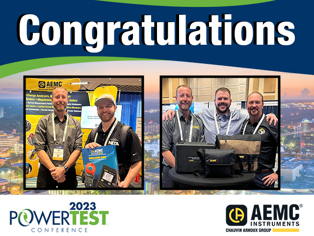 Join AEMC Instruments at the PowerTest/NETA World 2023 Tradeshow. We'll be at booth #409. 
